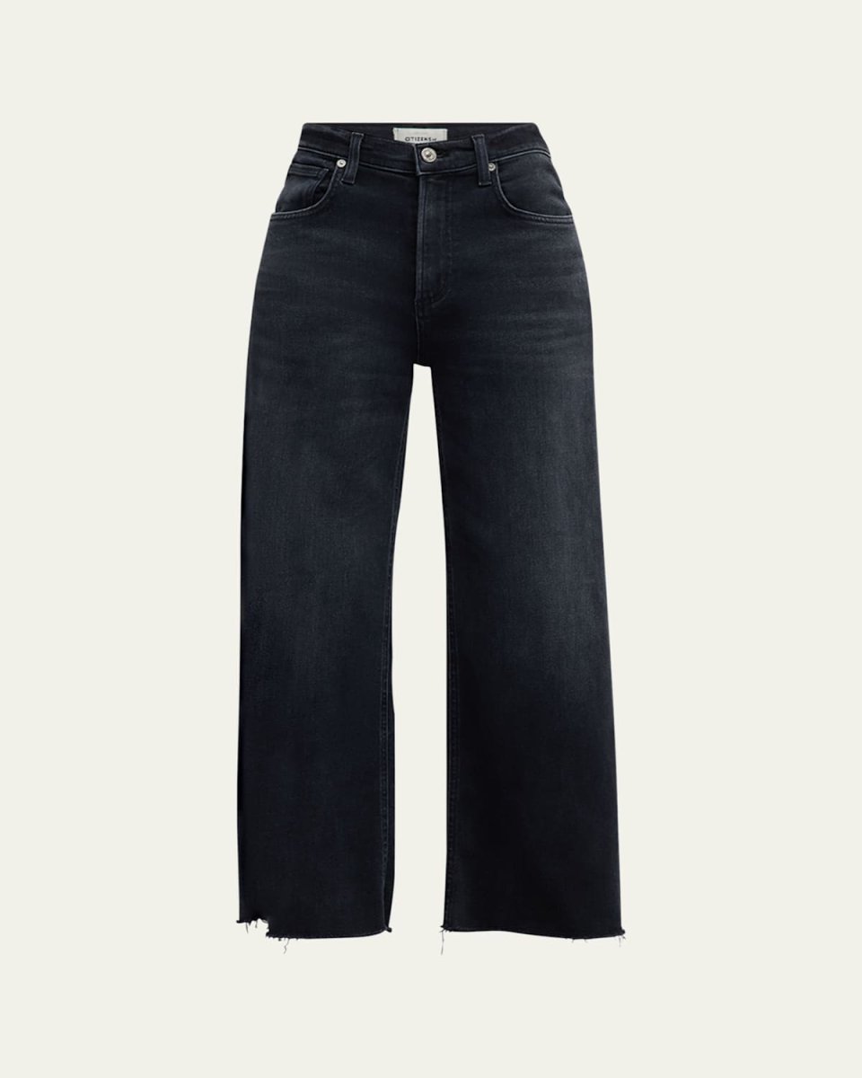 Lyra Wide-Leg Cropped Jeans